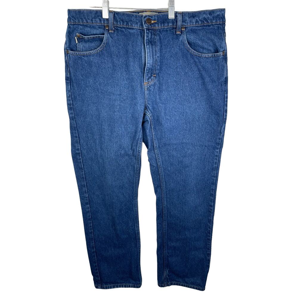 L.L.Bean Men's Standard Fit Straight Leg Medium Wash Jeans, Size 36x32
